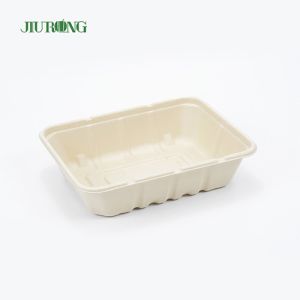China Recycled Waterproof Bagasse Food Packaging Biodegradable Paper Box OEM ODM on sale