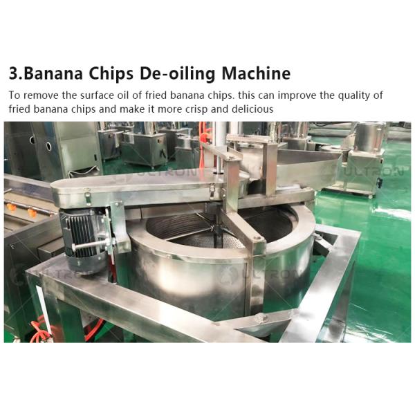 Semi Automatic 1500w Chips Banana Machine For Large Scale Manufacturing