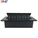 BNT 11+ years factory supply pop up type hidden table desktop power socket box