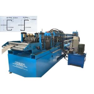 Automatic Versatile Production Cz Purlin Machine High Efficiency