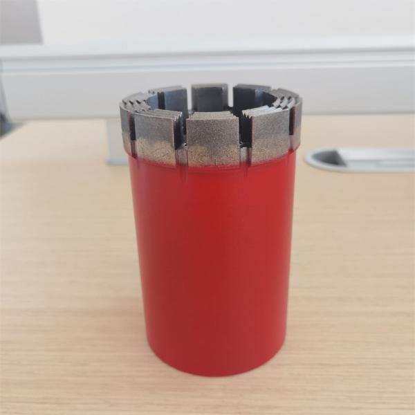 Mining Drilling Impregnated Diamond Core Bits T2-76 T6-101 For Conventional Barrels