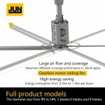 24FT Big Hvls Fan with Air Cooling Function for Factory Ventilation