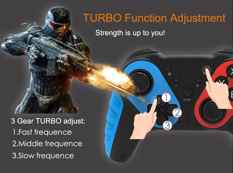 Onikuma 7032 1.5h Wireless Controller Joystick With Nonslip Grip
