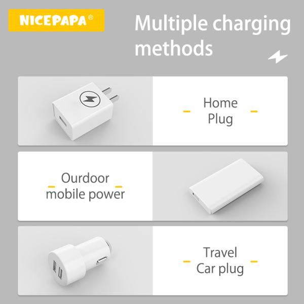 Five Speed Portable Temperature Control Bottle Warmer PVC Free 5 - 9oz Heater