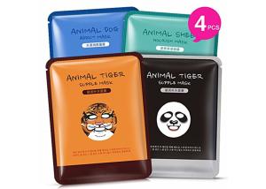 Radiant And Nourished Sheet Face Mask Cotton Material Animal Style