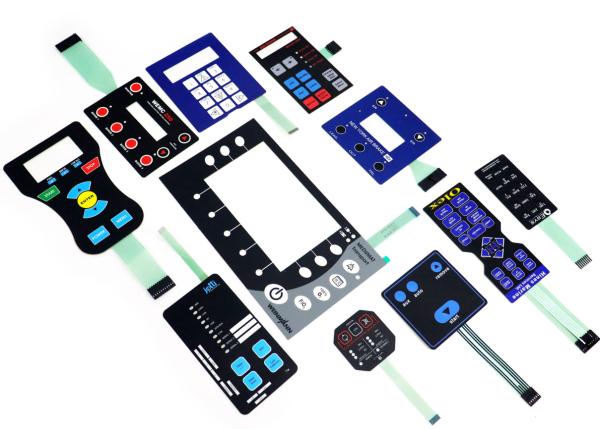 Quality Customizable Circuit Layout Medical Membrane Switch ISO 4-8 Layers for sale