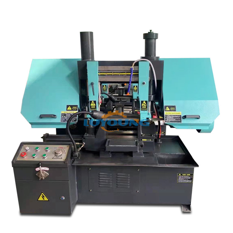 GB4250 Band Saw Machine in operation