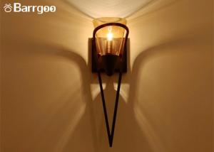 Durable Modern Iron Black Indoor LED Wall Lights Lamp For Bedroom Bedside