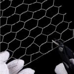 PVC Coated Cage Coop Fence Wire Mesh Rolls Hexagonal Wire Mesh Netting For Stone