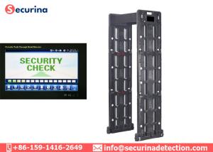Buy cheap Walk Through Passenger Metal Detector Scanner 8 16 24 Zones Changeable 7'' LCD Screen product