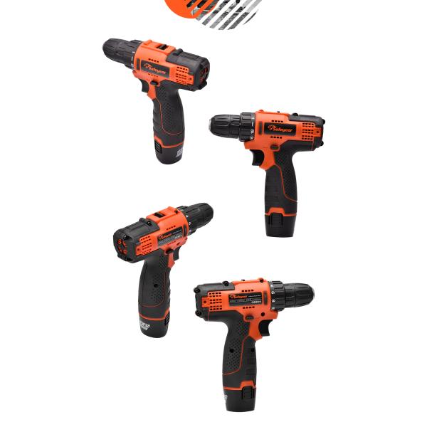 25N.M Drill Set Cordless Handheld Power Drills 12v Cordless Electric Screwdriver Set