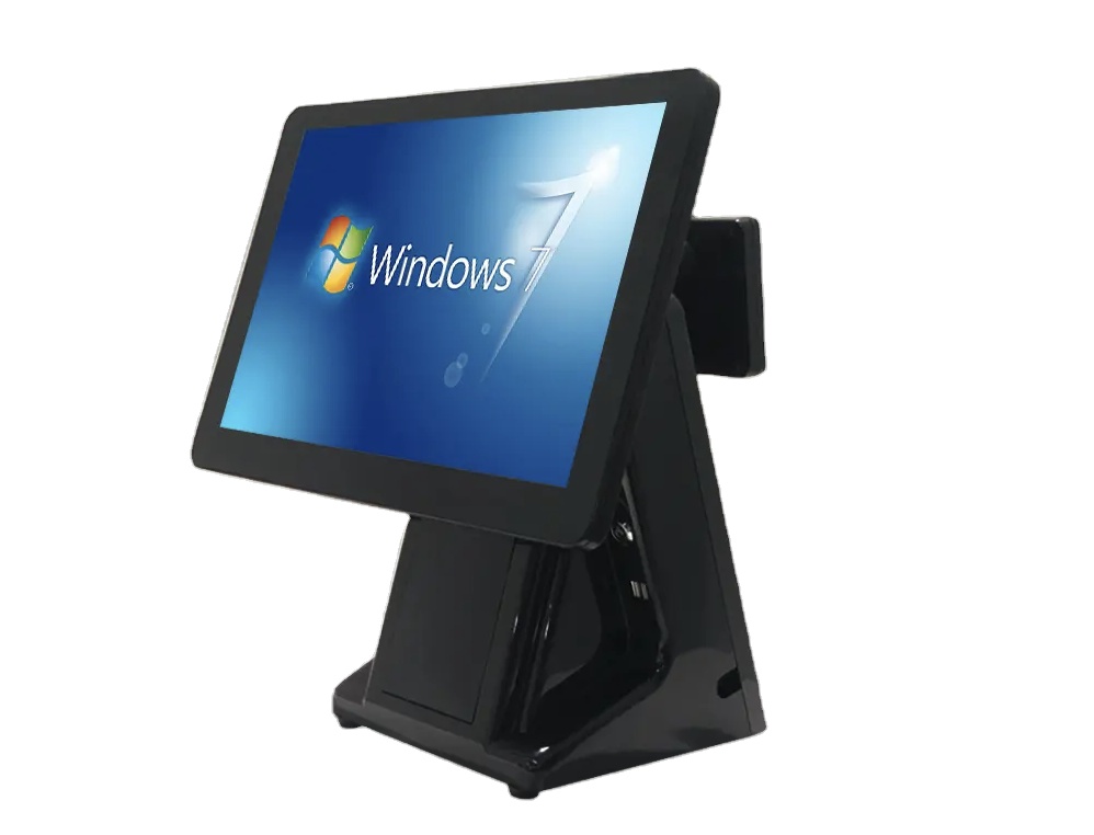 15.6" Touch Screen POS Device with 80mm Built-in Printer and VFD220 Customer Display