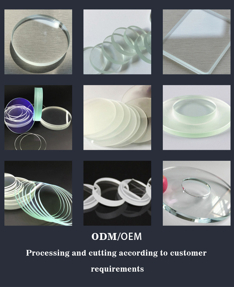 Clear Glass Circular Polarizing Filter CCTV Camera Polarizer Lens