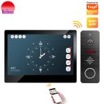 IP/WiFi 4 Wire HD Touch Screen Video Intercom Smart Home Tuya Wire/Wireless