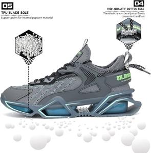 Sakitama Stretch Breathable Mesh Upper Non Slip Casual Shoes Blade Tennis Shoes