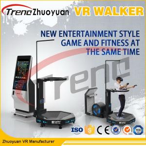 China Black Amusement Park Virtual Reality Treadmill With Free Shooting Games on sale