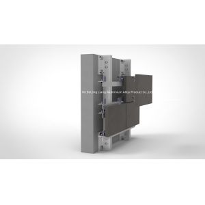 Customized Lightweight Aluminum Spray Paint Finish Stone Cladding Systems