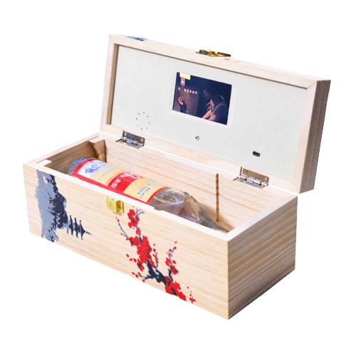 Quality Magnetic LCD Screen Gift Box OEM Autoplay with rechargeable battery for sale