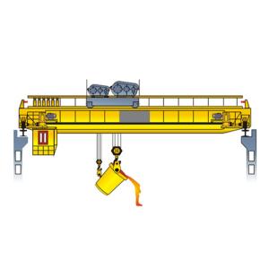 40 Ton Double Girder Overhead Crane , Forging Casting Workshop Overhead Crane