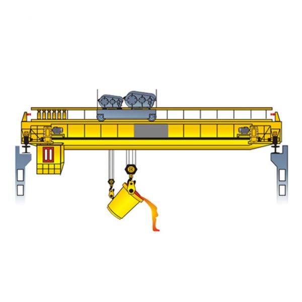 Quality 40 Ton Double Girder Overhead Crane , Forging Casting Workshop Overhead Crane for sale