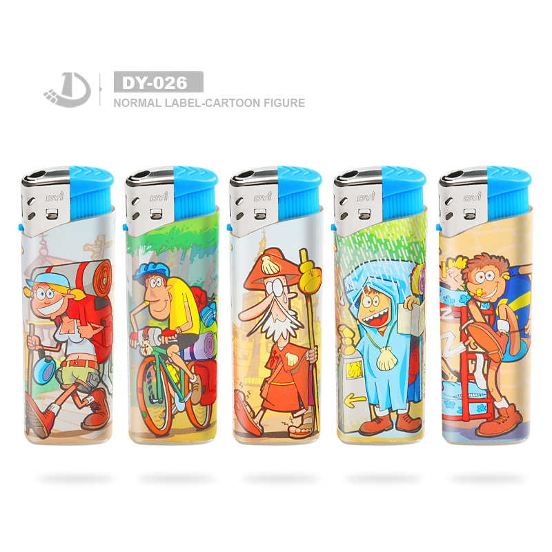 Disposable Colorful Stable Plastic Cigarette Electric Gas Lighter with Competitive Price