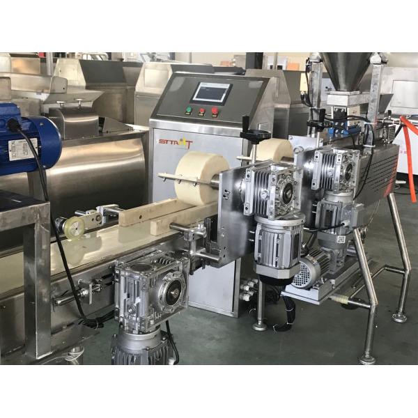 Efficient Rice Bar / Peanut Candy Bar Making Machine PLC And Touch Screen