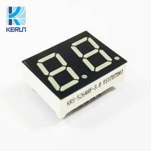 Ultra Red 0.56in Dual Digit 7 Segment Display Common Anode For Digital Indicator