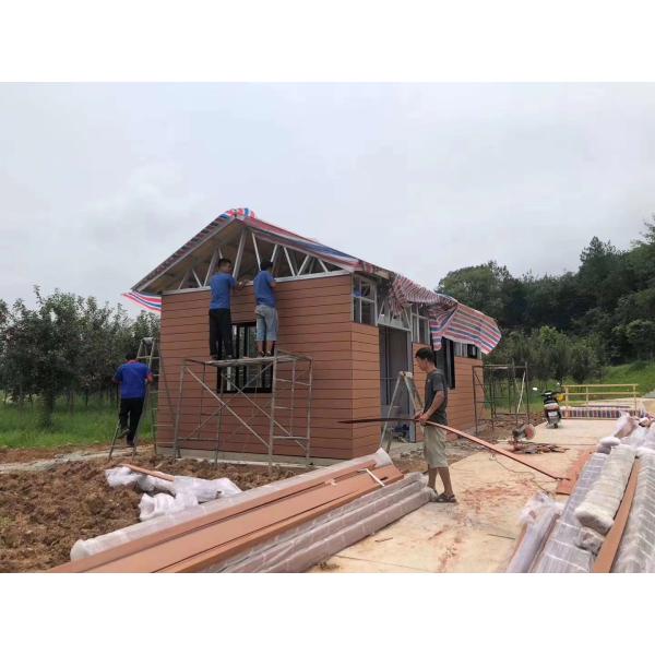 Aluminum Zinc Steel Welded 0.8mm Prefabricated Modular Toilets