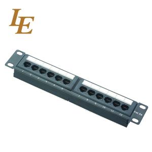 Buy cheap Telecommunication Rj45 12 Port Patch Panel Utp Cat 6 product