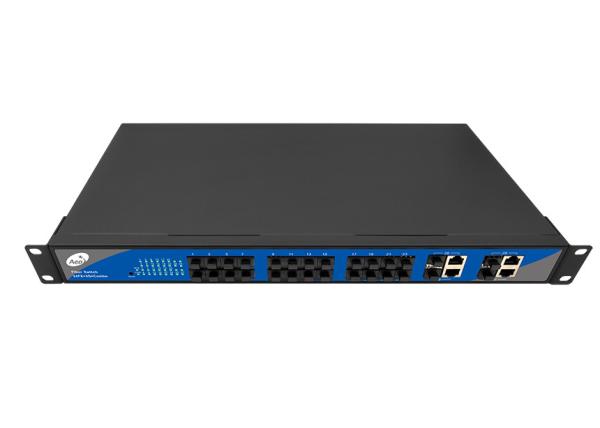 Quality Rack Mount 100KM SFP Fiber Switch 1310/1550nm for sale