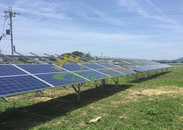 Quality Ground Mounted Solar Pv Systems , Solar Racking System Reliable Structure for sale