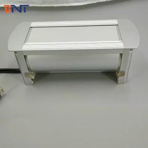 Buy cheap Office desk connection box / aluminum manual flip up table socket product