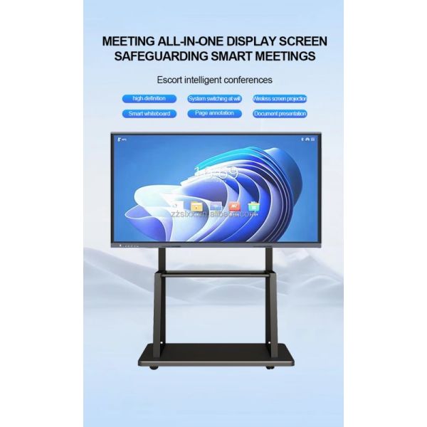 LED Interactive Panel Smart Board Touch Screen Smart Whiteboard Interactive All-in-one Machine