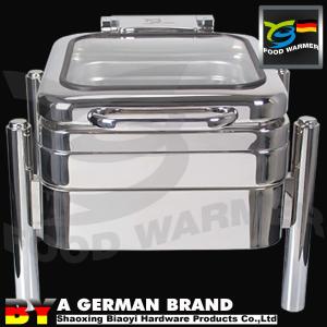 Electric Heating Mini Chafing Dish With Modern Plane Window Design