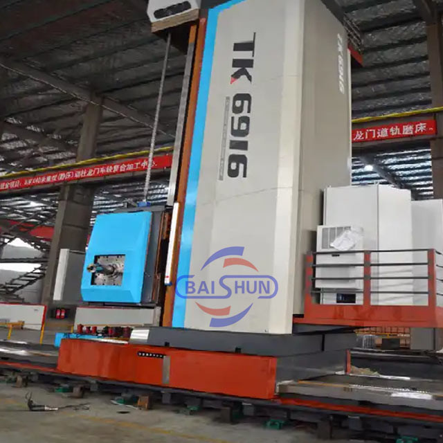 Deep Hole Drilling CNC Rotary Table Horizontal Floor Type Boring Mills With Siemens System