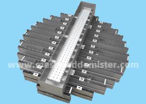 Buy cheap Gravity Trough Liquid Distributor Distillation Column Internals product