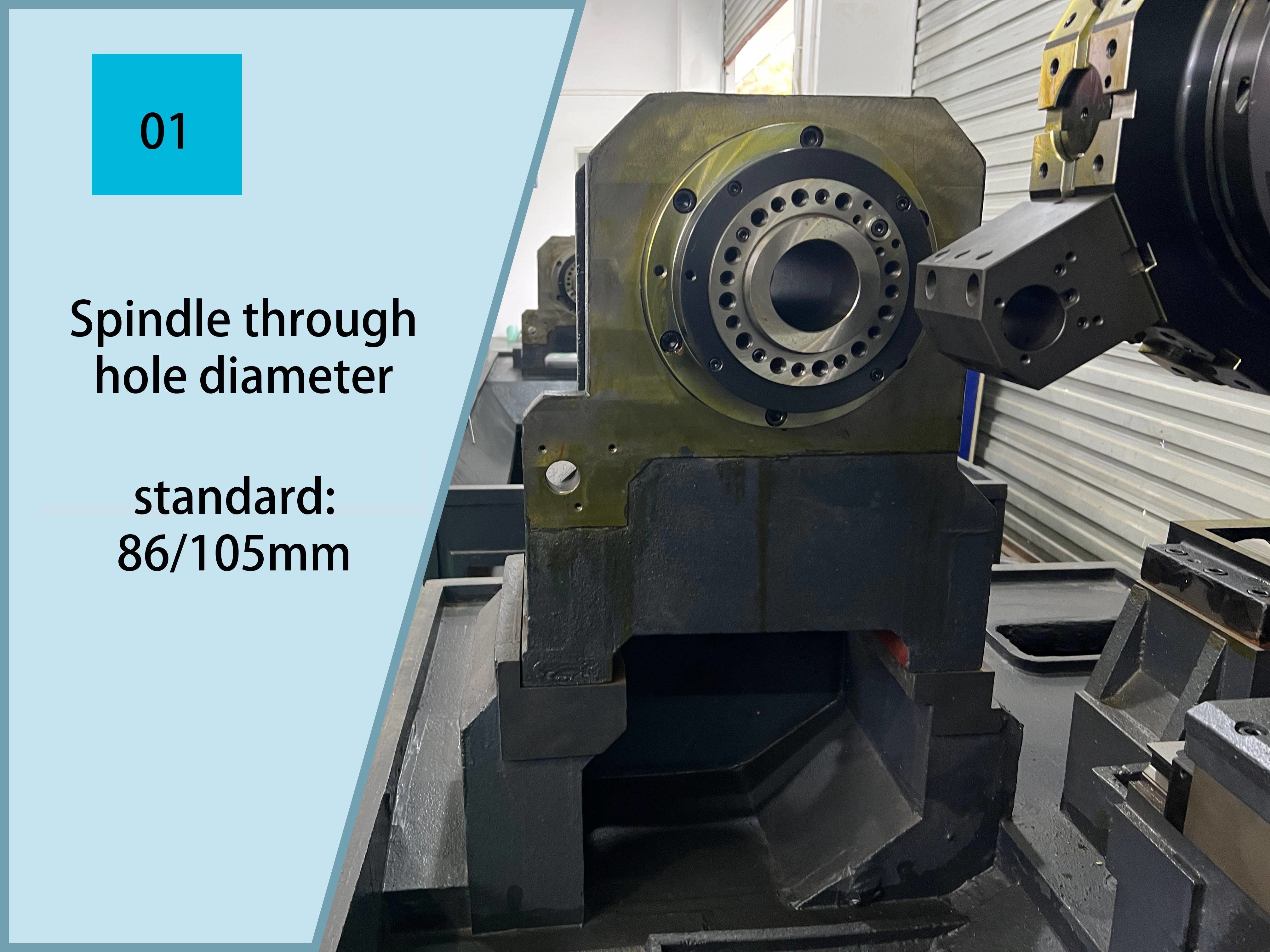 High Rigidity 5810S CNC Slant Bed Lathe A2-8 A2-11 Spindle 12 Station Turret