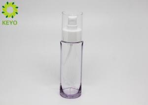 China 110ml Round PETG Body Wash Shampoo And Conditioner Bottles , Perfume Spray Pump on sale