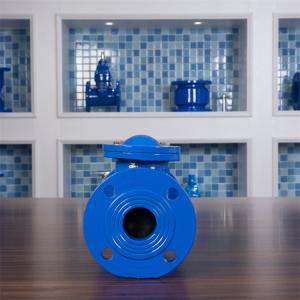 Buy cheap F6 DN500 Ball Check Valve Double Flange PN10 Non Return Check Valve product