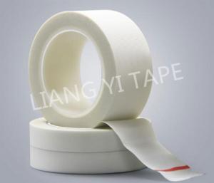 China Silicone Adhesive white Glass Fabric Tape for motor , 0.18-0.22 mm Thick Electrical Insulation Tape on sale