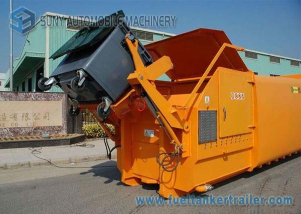 Quality SUNY Mobile Conjoined Refuse Compression Station With 15m3 Hanging Barrel for sale