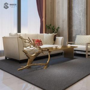 Buy cheap 3D 2D Modern Rectangle Table Stainless Steel Customized product