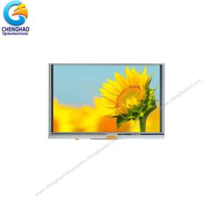 Buy cheap 5&quot; WVGA Small Color LCD Display Wide Temperature With Resistive Touch Panel product