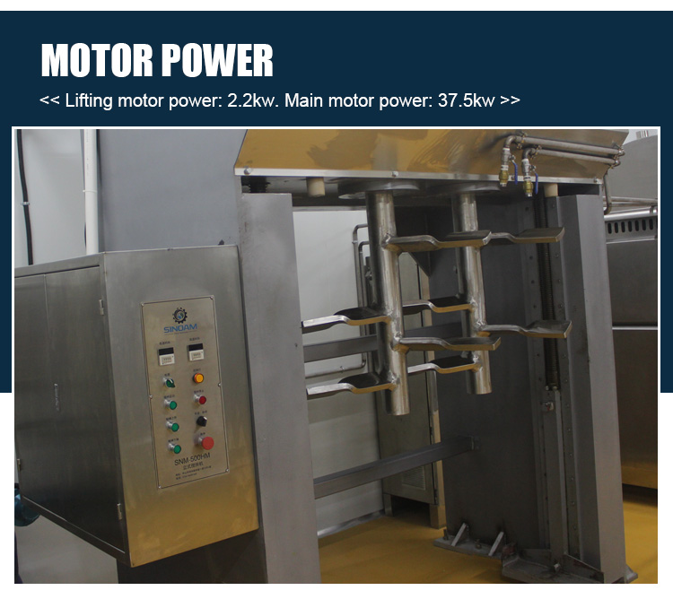 Big Capacity 304 Stainless Steel Biscuit Making Machine Large Stand Commercial Dough Mixer