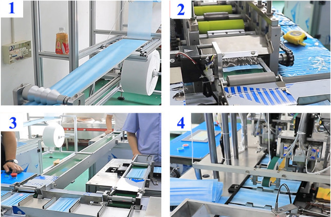 Easy working / free installation Surgical masks making machine/fully auto online support machine
