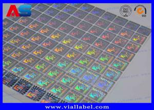 Buy cheap Tamper Evident QR Code Serial Number 3D Holographic Stickers product