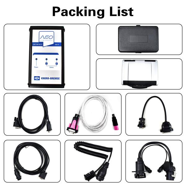 Cf53 Laptop Full Kit Knorr-Bremse Neo Udif Knorr Diagnosis Interface Knorr Bremse Diagnostic Cables