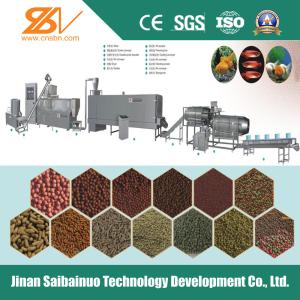 Buy cheap SLG65 Floating Fish Feed Extruder Machine / Ss Floating Fish Food Manufacturing Plant product