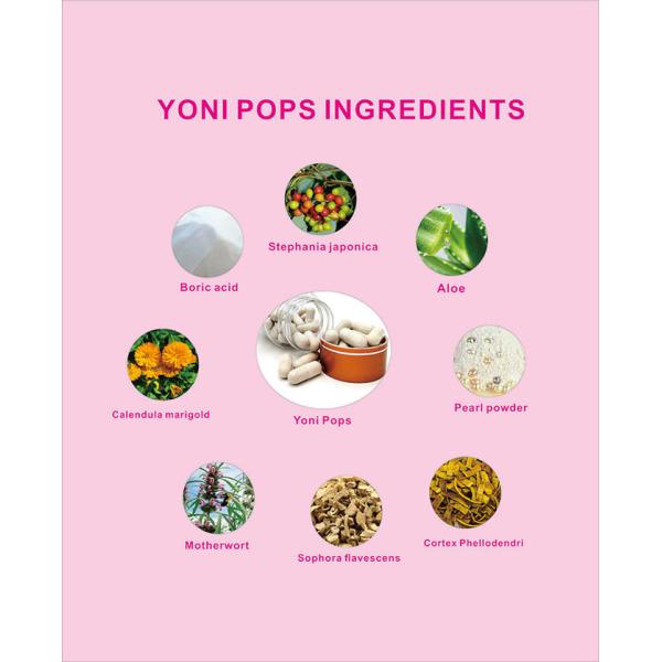 600mg Organic Boric Acid Yoni Pop Suppositories Reusable Tin Free Sample Available
