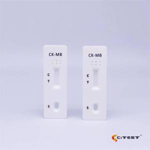 Buy cheap 3.5-80ng/ML CK MB Test Cassette LF Reader Diagnosis Of Myocardial Infarction MI product